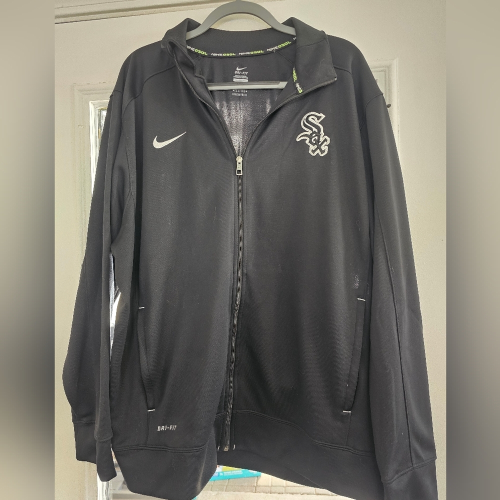 Nike Black White Sox Dri-Fit Jacket